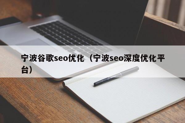 宁波谷歌seo优化（宁波seo深度优化平台）