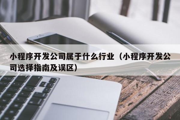 小程序开发公司属于什么行业（小程序开发公司选择指南及误区）